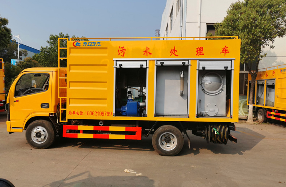 后白污水分离车